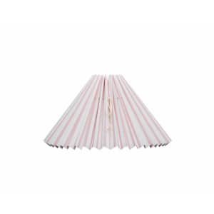 Pink Rose - Lampeskærm - Hvid med rosa striber